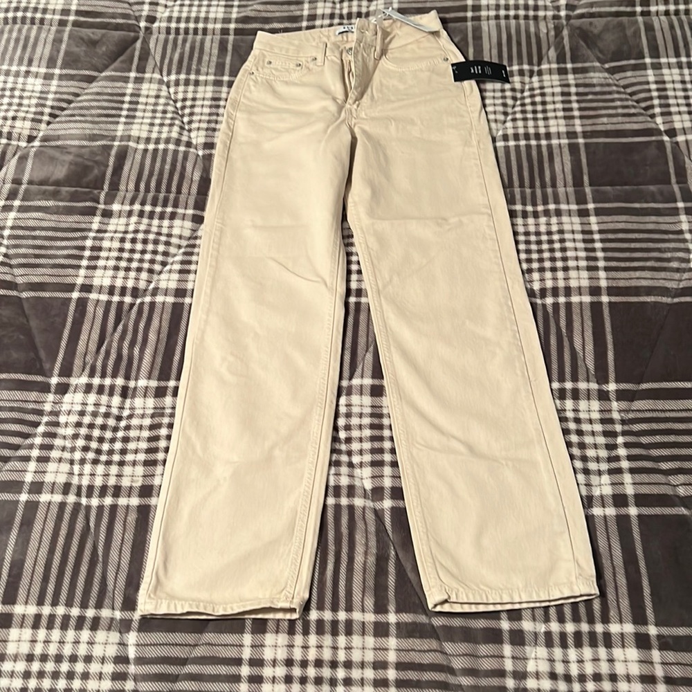 NWT Wide leg high waisted denim